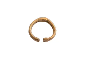 Vintage African Bronze Cuff Bracelet