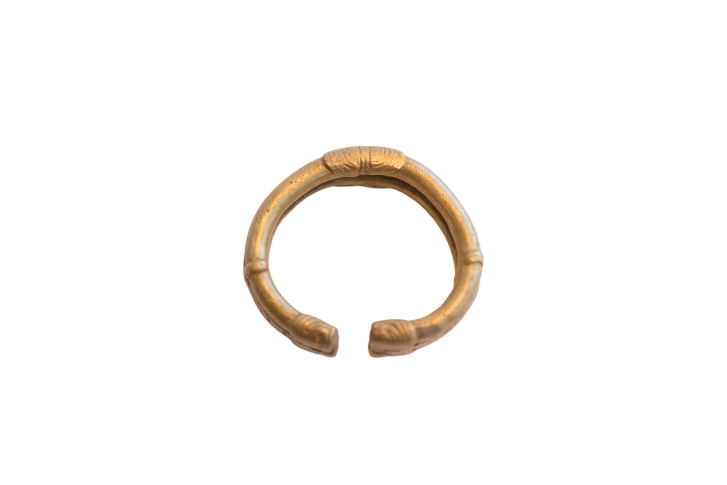 Vintage African Bronze Cuff Bracelet