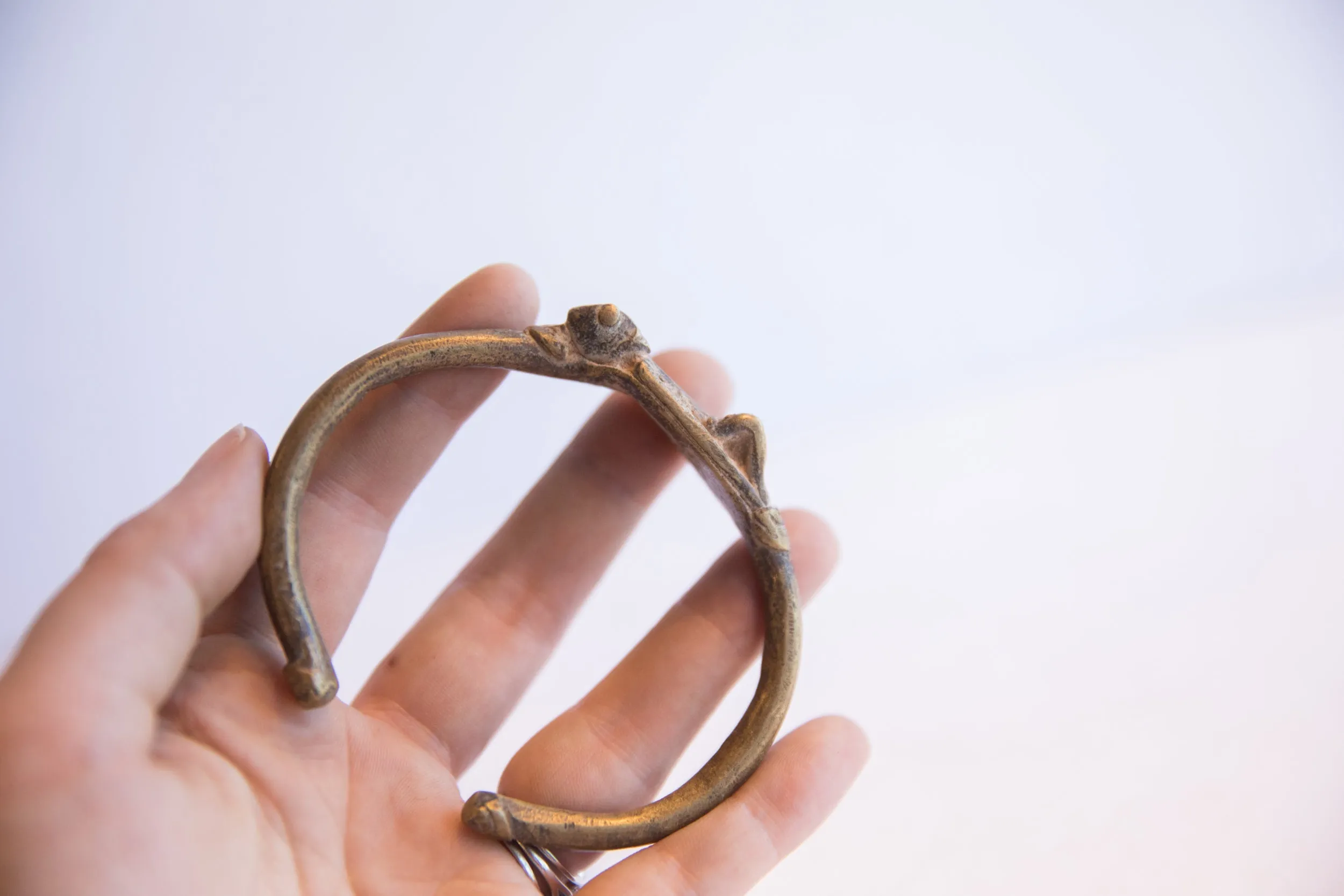 Vintage African Cricket Cuff Bracelet