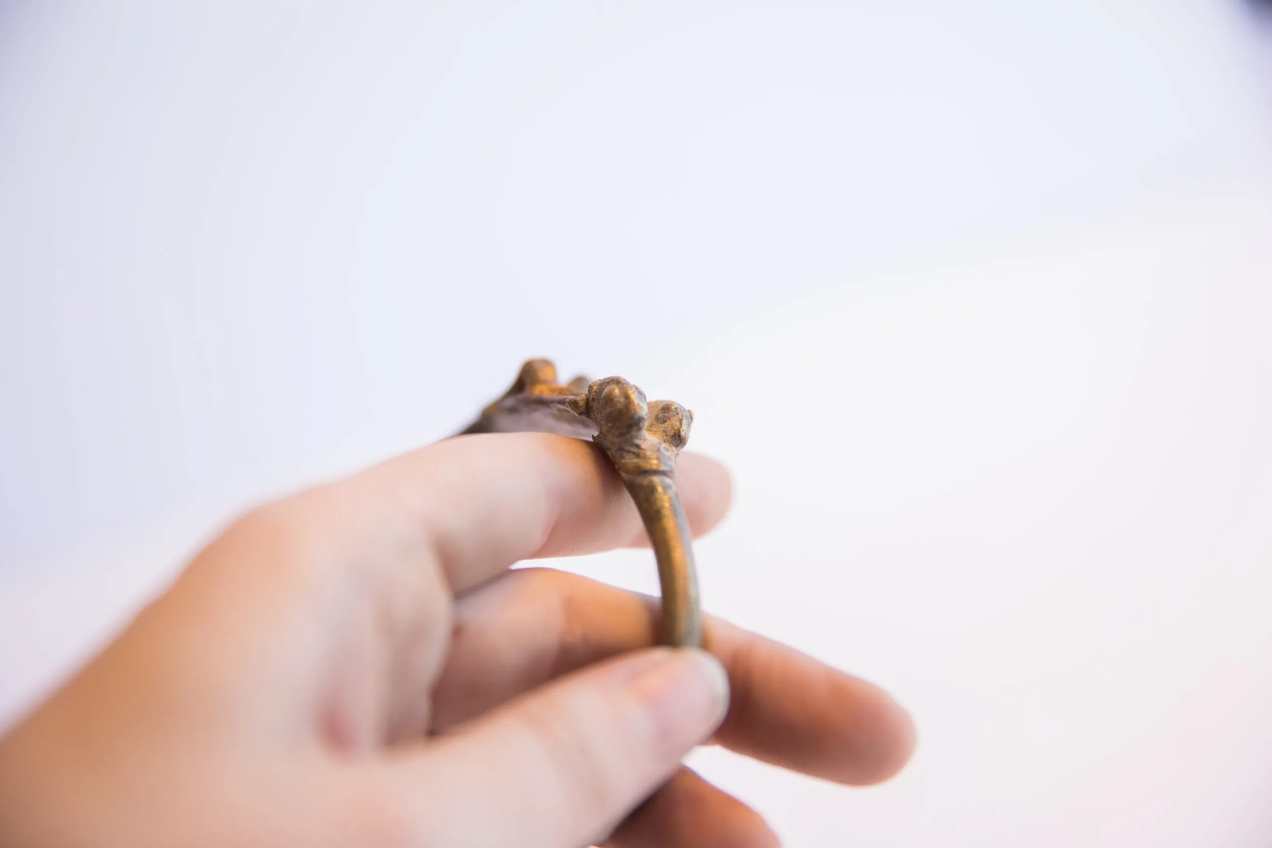 Vintage African Cricket Cuff Bracelet
