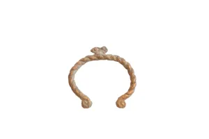 Vintage African Oxidized Chameleon Cuff Bracelet