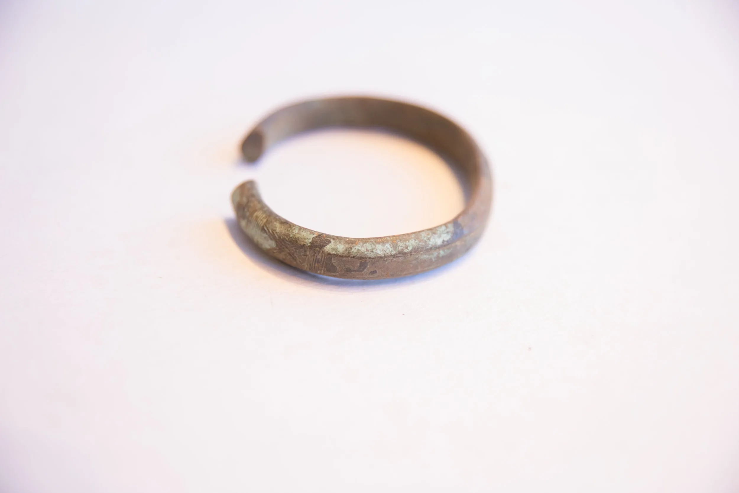 Vintage African Oxidized Cuff Bracelet