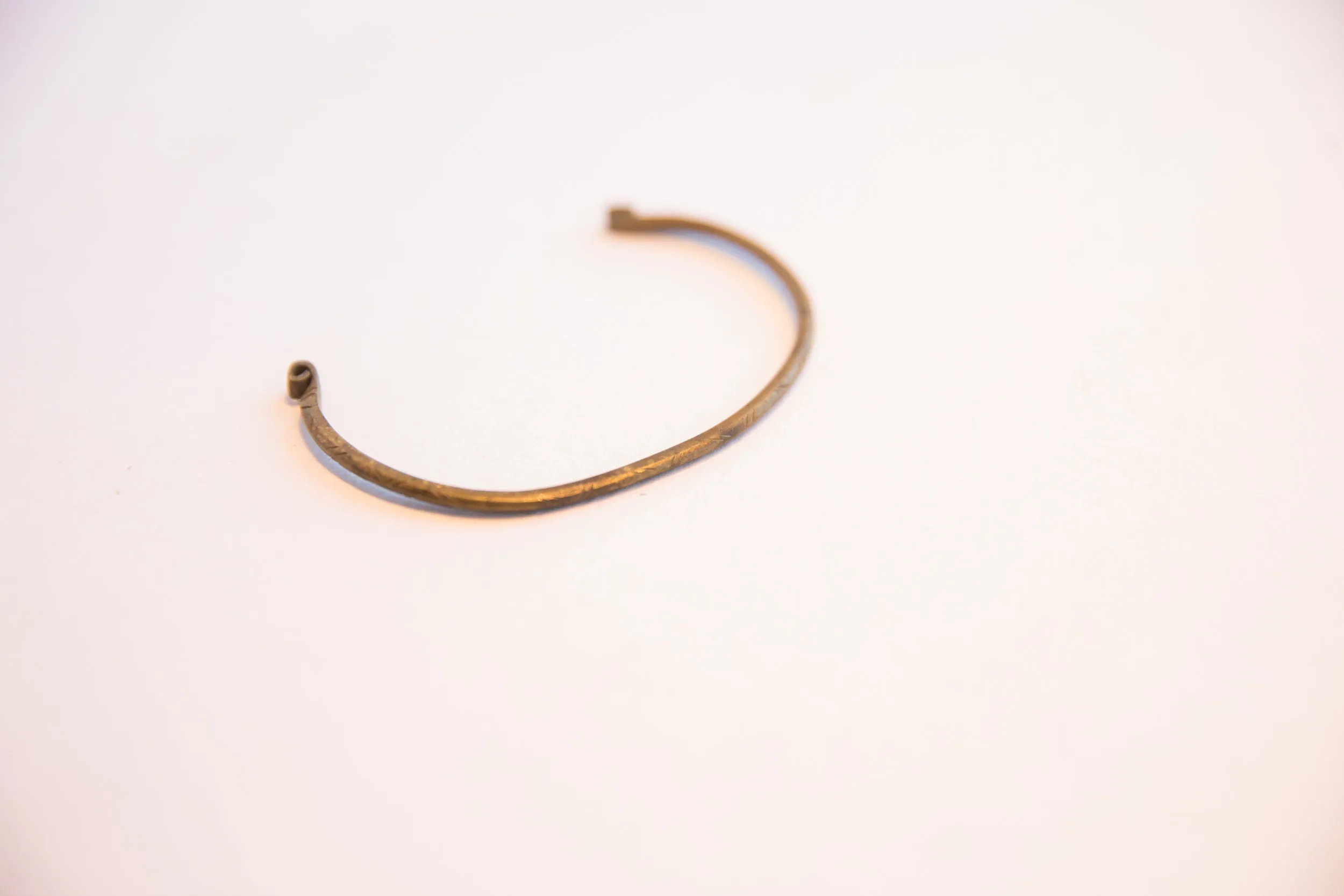 Vintage African Thin Cuff Bracelet