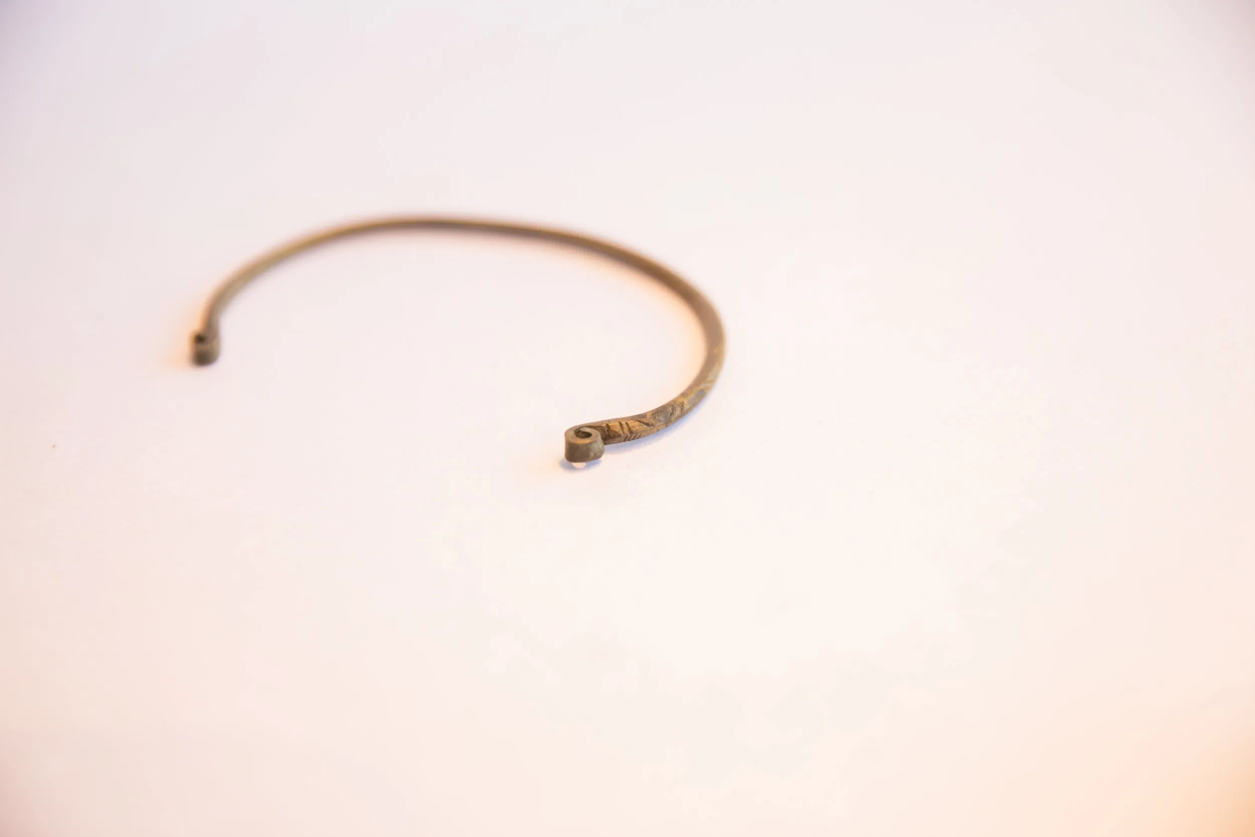 Vintage African Thin Cuff Bracelet