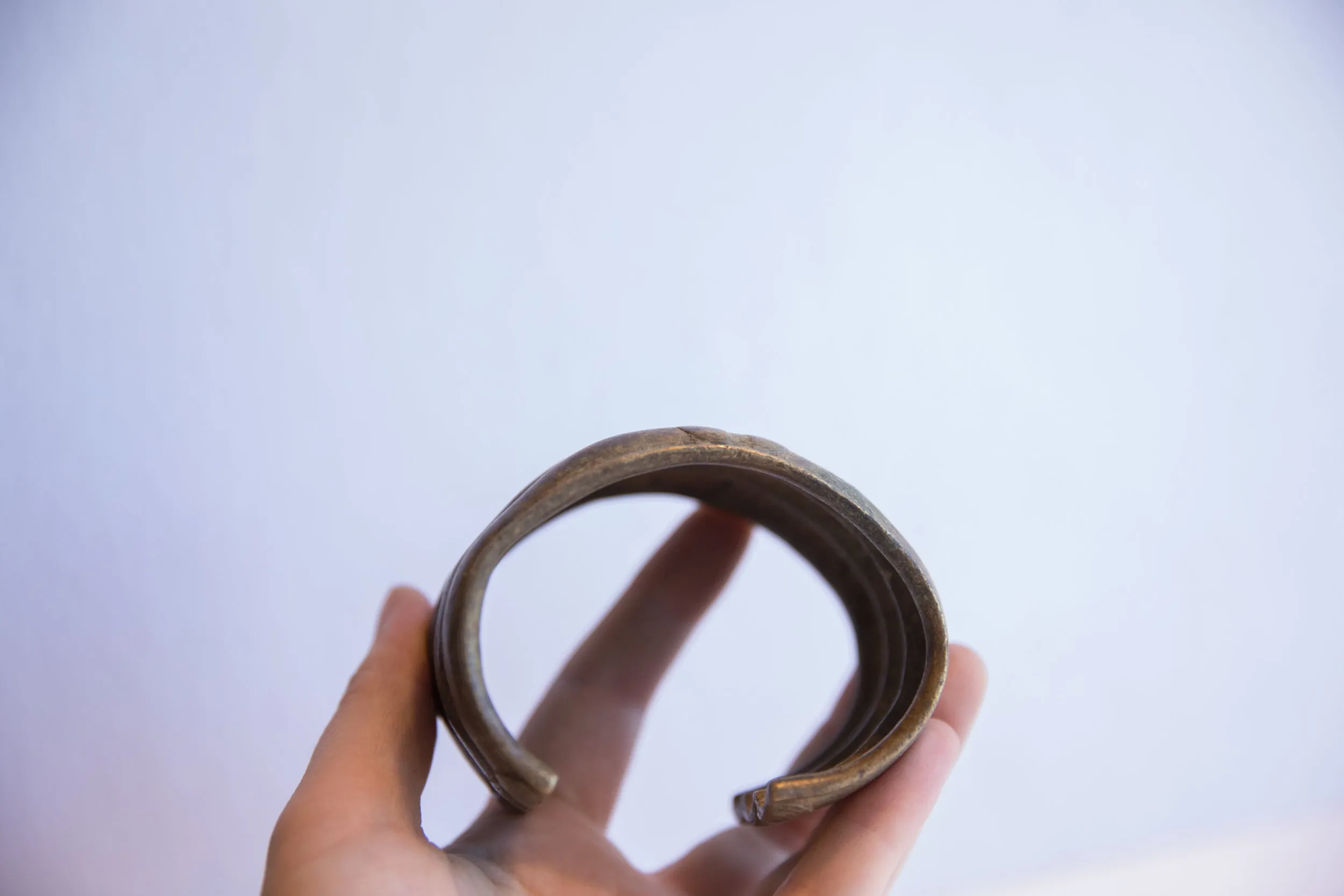 Vintage African Wide Cuff Bracelet