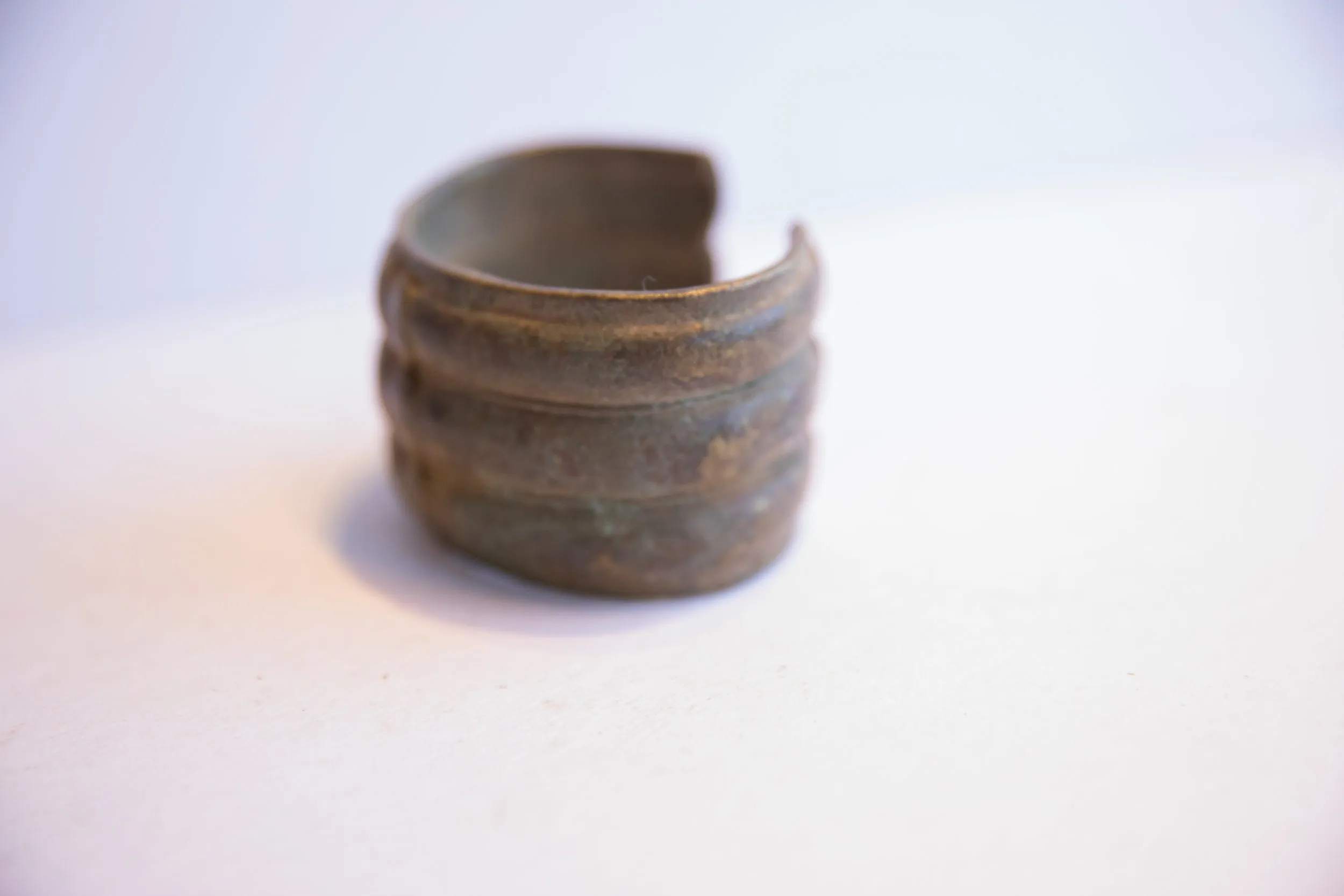 Vintage African Wide Cuff Bracelet