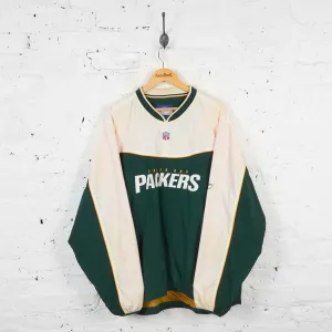 Vintage Green Bay Packers Waterproof Sweatshirt - Green - XL