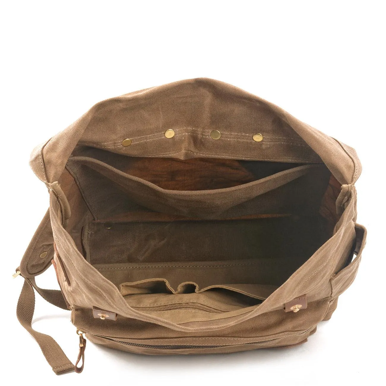 Vintage Travel Camping Waterproof Canvas Backpack