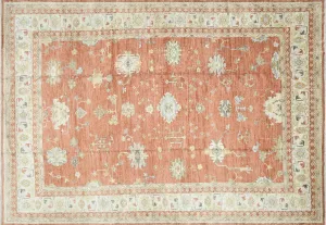 Vintage Turkish Oushak Rug - 10'11" x 15'9"