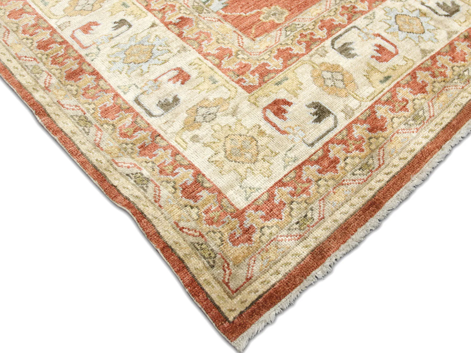 Vintage Turkish Oushak Rug - 10'11" x 15'9"