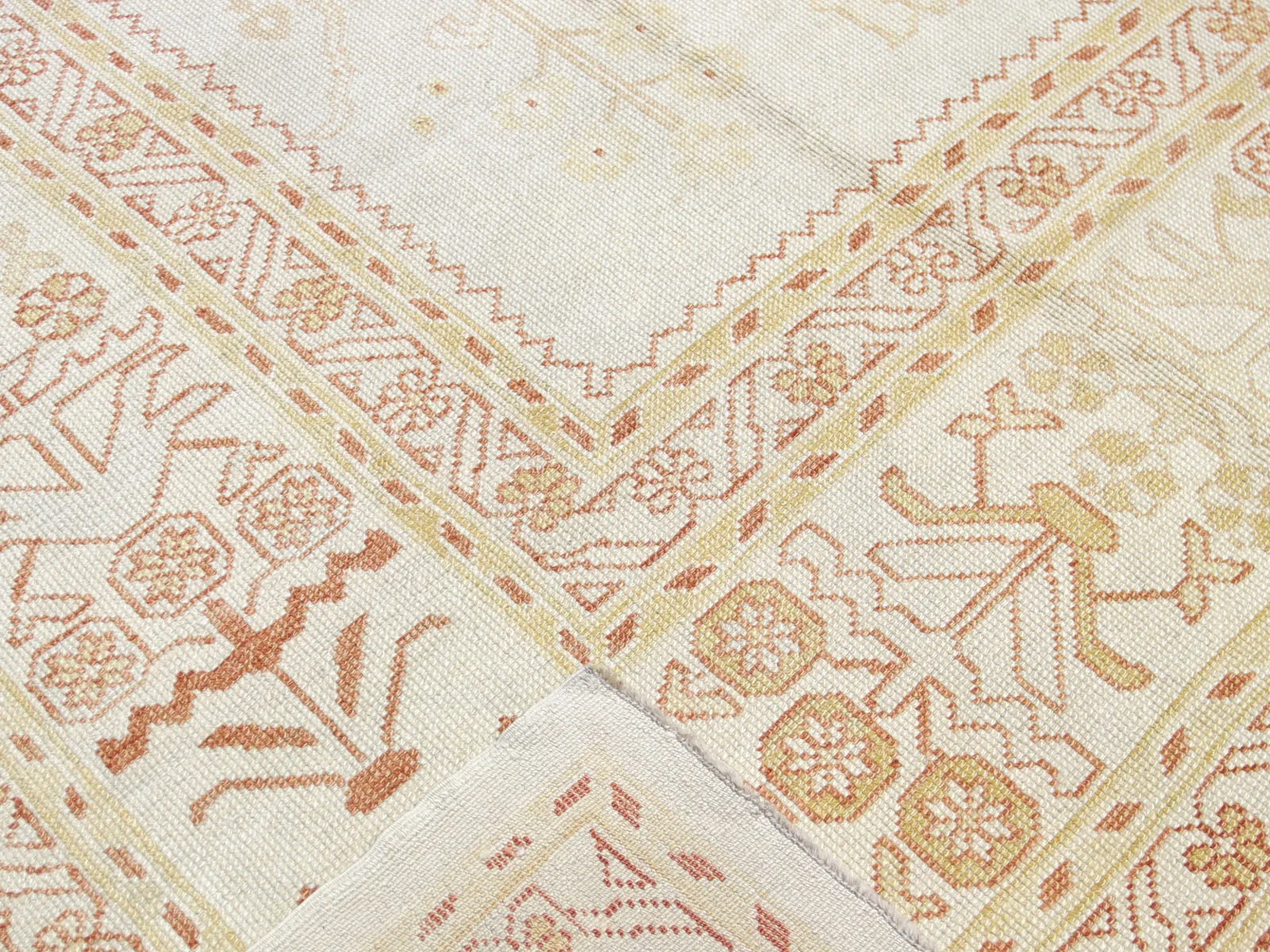 Vintage Turkish Oushak Rug - 10'3" x 14'7"