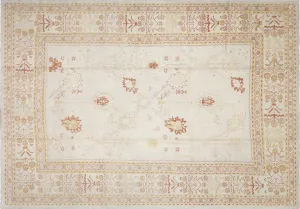 Vintage Turkish Oushak Rug - 10'3" x 14'7"