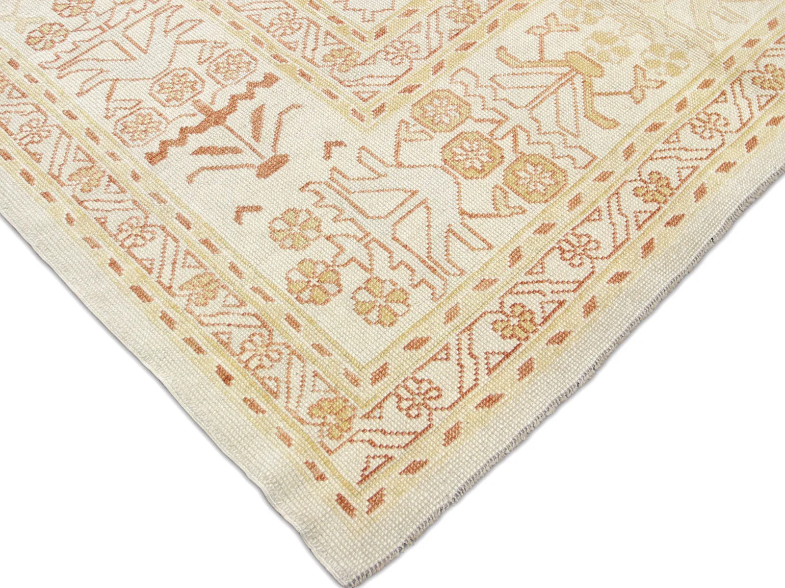 Vintage Turkish Oushak Rug - 10'3" x 14'7"