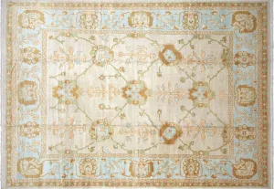 Vintage Turkish Oushak Rug - 11' x 15'5"