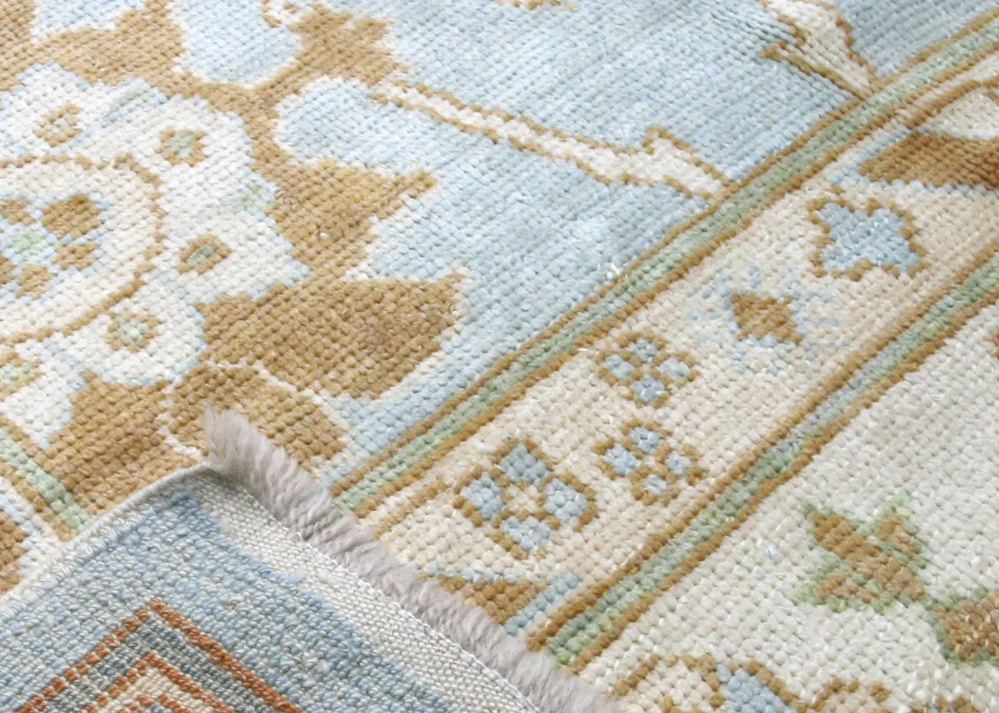 Vintage Turkish Oushak Rug - 11'2 x 16'7"