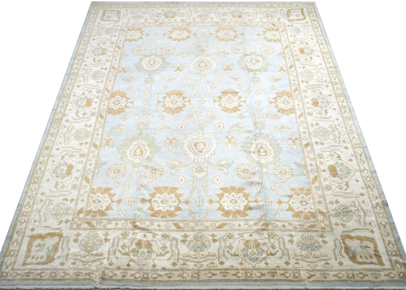 Vintage Turkish Oushak Rug - 11'2 x 16'7"