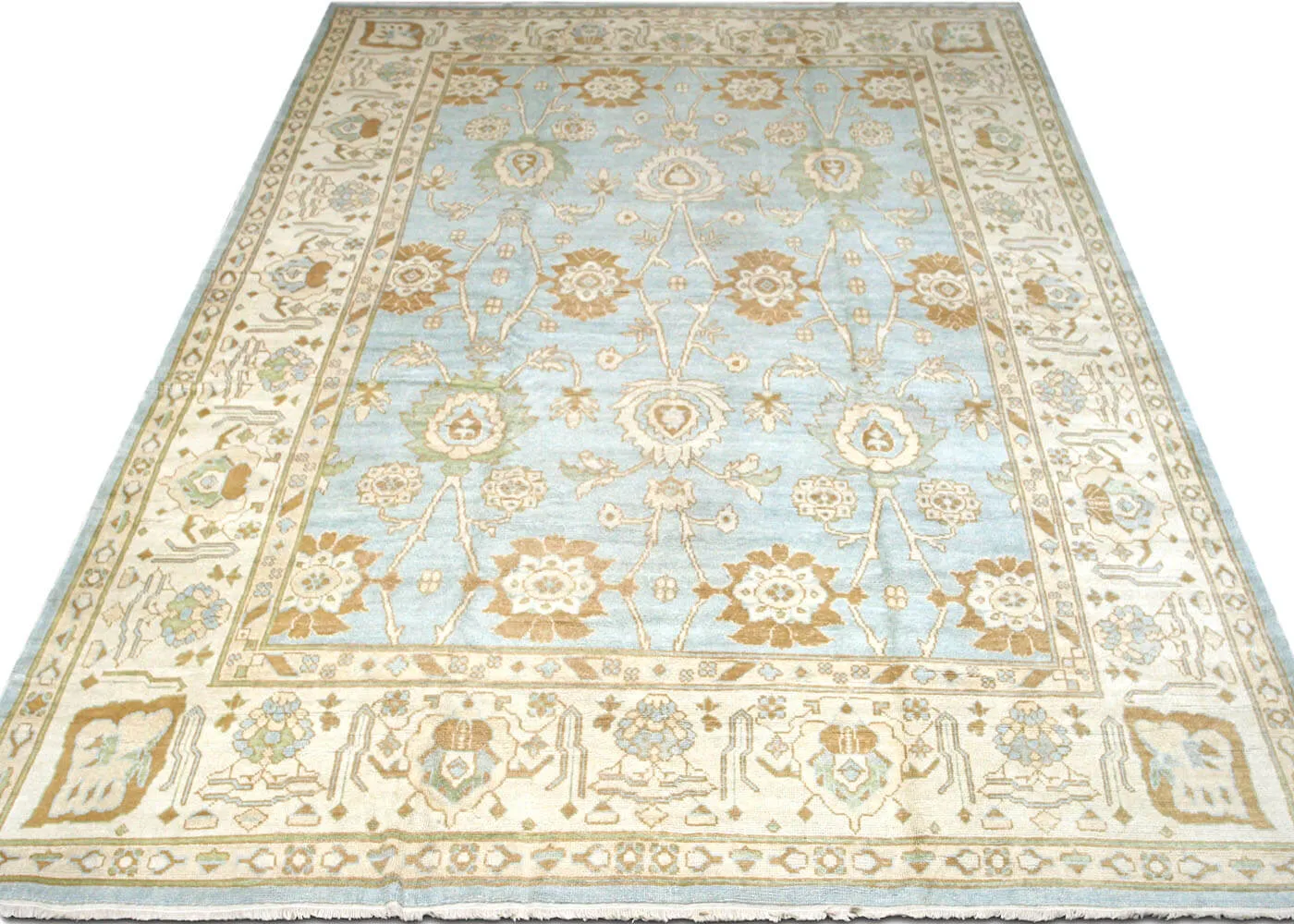 Vintage Turkish Oushak Rug - 11'2 x 16'7"