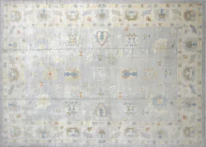 Vintage Turkish Oushak Rug - 12' x 16'5"