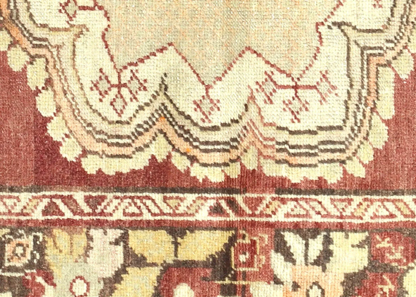 Vintage Turkish Oushak Rug - 3'1" x 5'9"