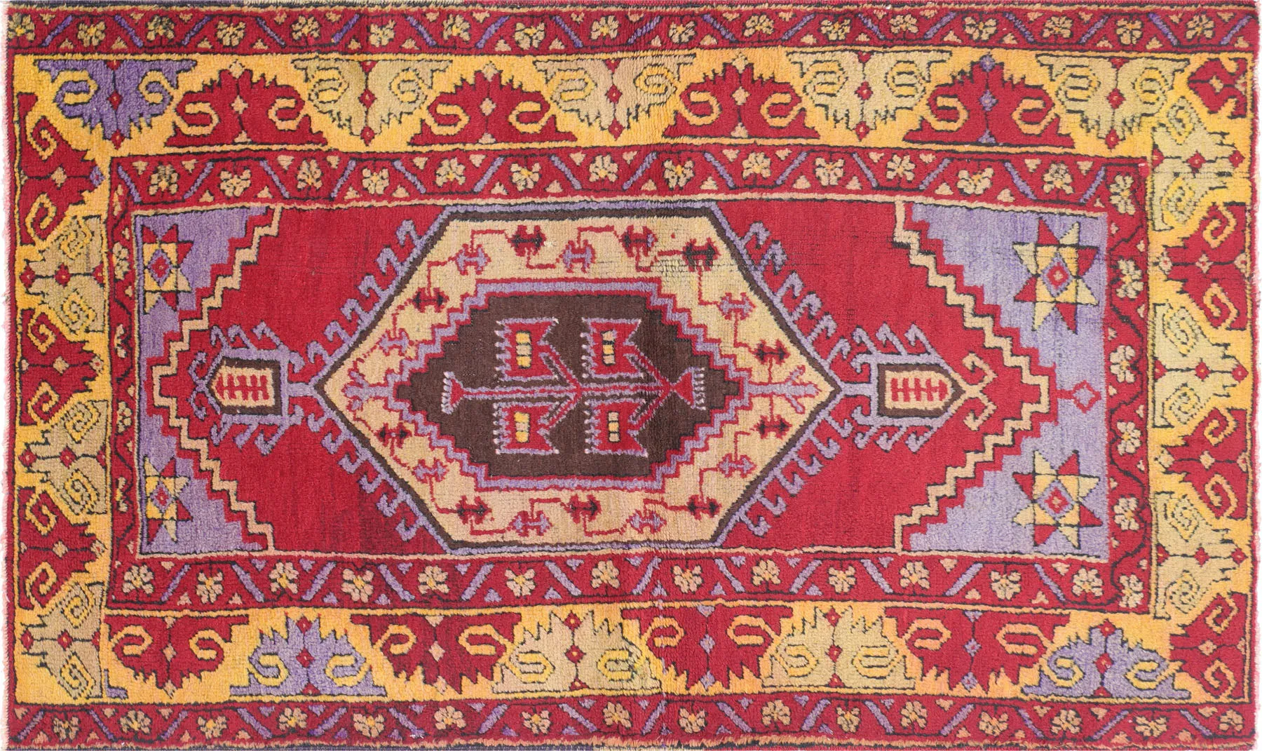 Vintage Turkish Oushak Rug - 3'2" x 5'4"