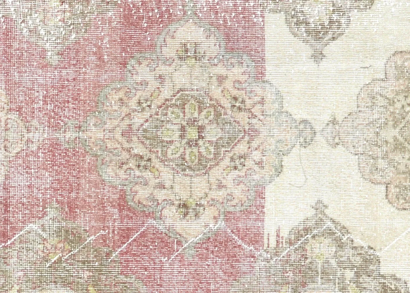 Vintage Turkish Oushak Rug - 4'11" x 13'