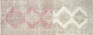 Vintage Turkish Oushak Rug - 4'11" x 13'