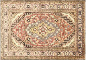 Vintage Turkish Oushak Rug - 4'3" x 5'11"
