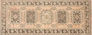 Vintage Turkish Oushak Rug - 4'4" x 11'4"