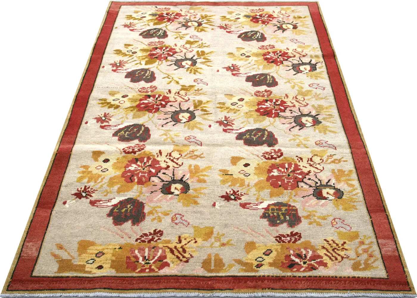 Vintage Turkish Oushak Rug - 4'5" x 7'5"