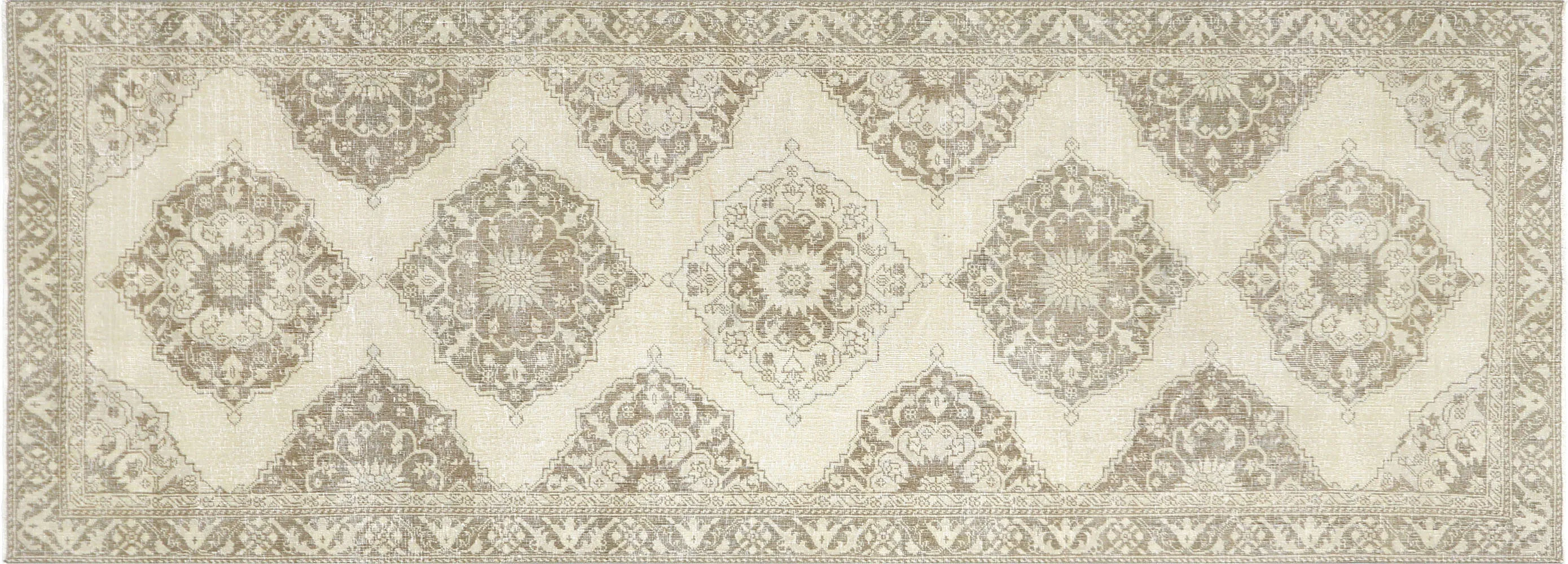 Vintage Turkish Oushak Rug - 4'7" x 12'7"