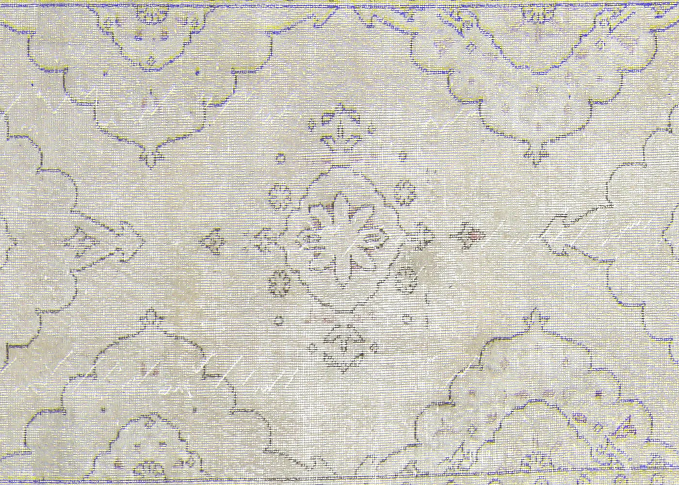 Vintage Turkish Oushak Rug - 4'8" x 13'3"