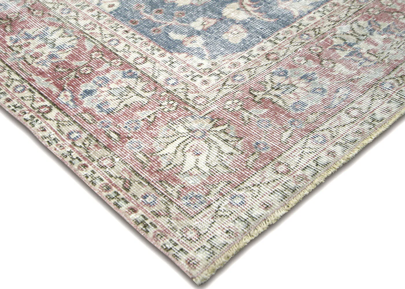 Vintage Turkish Oushak Rug - 6'7" x 10'