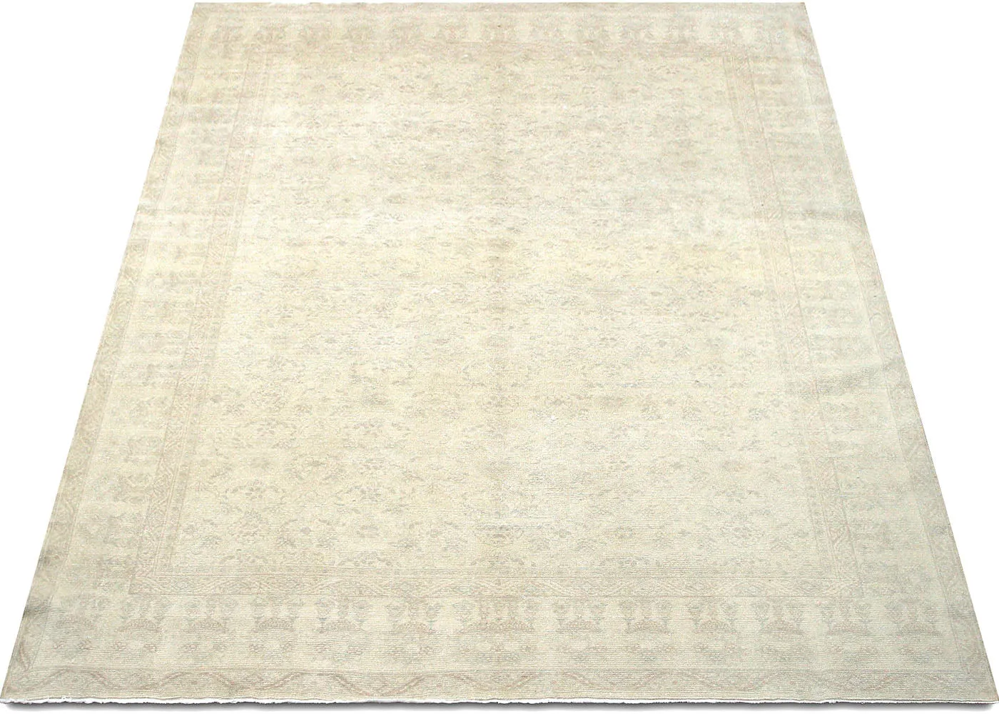 Vintage Turkish Oushak Rug - 7'7" x 9'1"