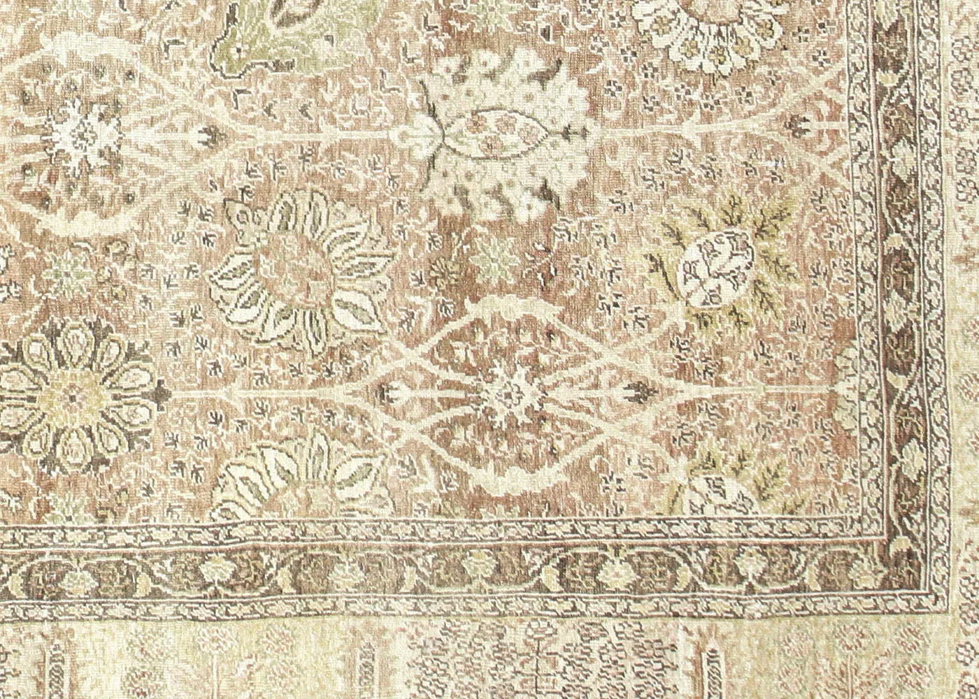 Vintage Turkish Oushak Rug - 8'10" x 12'6"