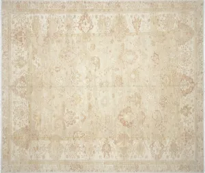 Vintage Turkish Oushak Rug - 8'2" x 9'8"
