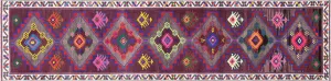 Vintage Turkish Oushak Runner - 2'9" x 11'3"
