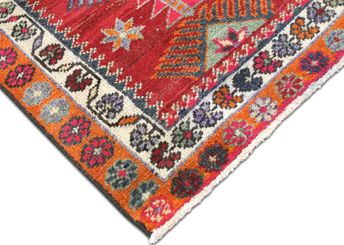 Vintage Turkish Oushak Runner - 2'9" x 12'10"