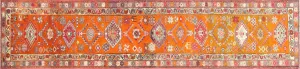 Vintage Turkish Oushak Runner - 2'9" x 12'1"