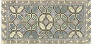 Vintage Turkish Oushak Yastic - 1'8" x 3'4"