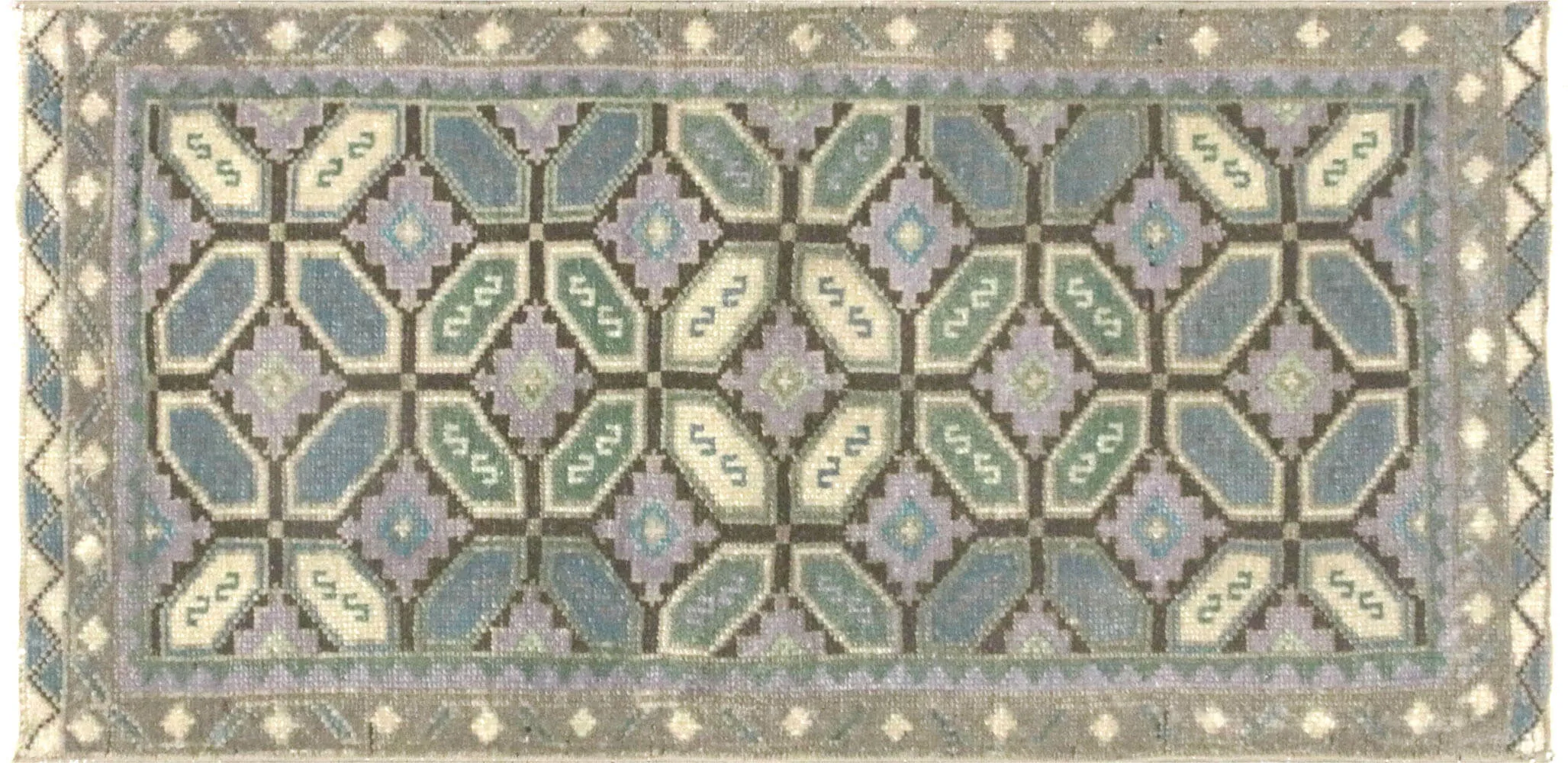 Vintage Turkish Oushak Yastic - 1'8" x 3'4"
