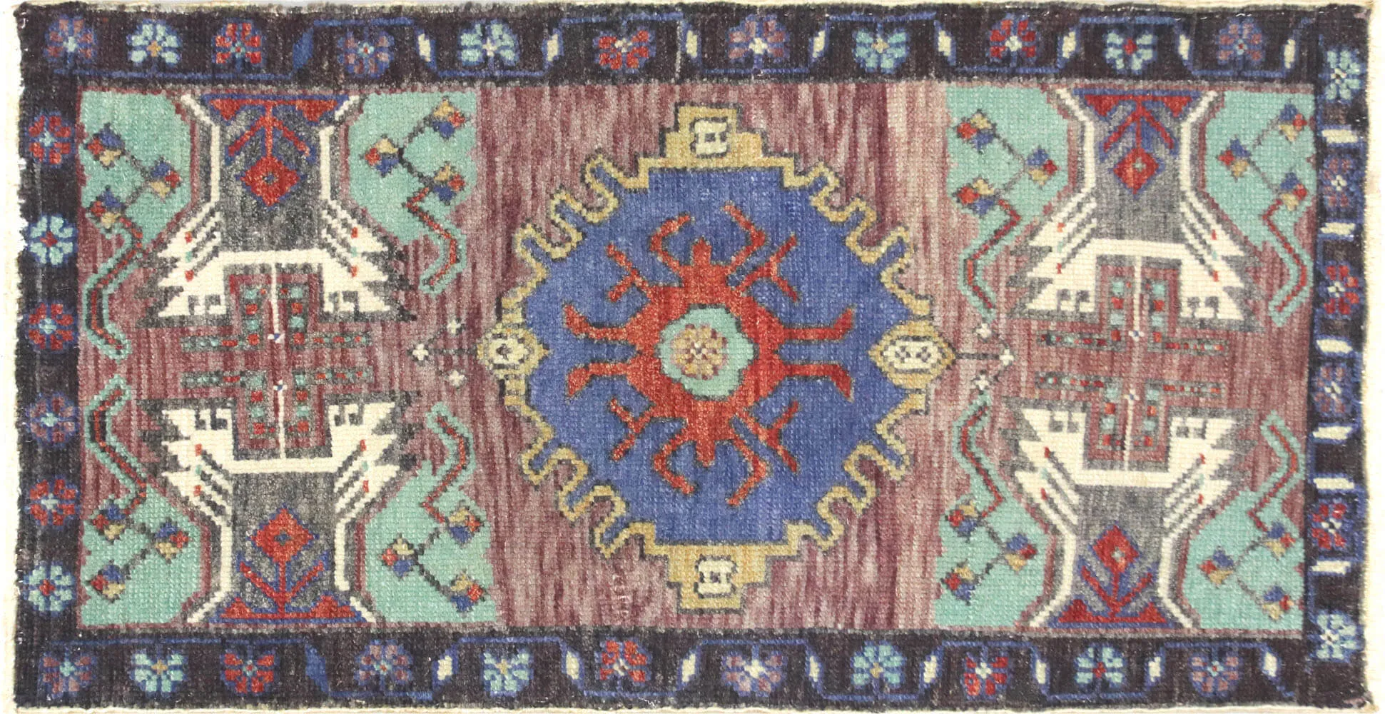 Vintage Turkish Oushak Yastic - 1'9" x 3'4"