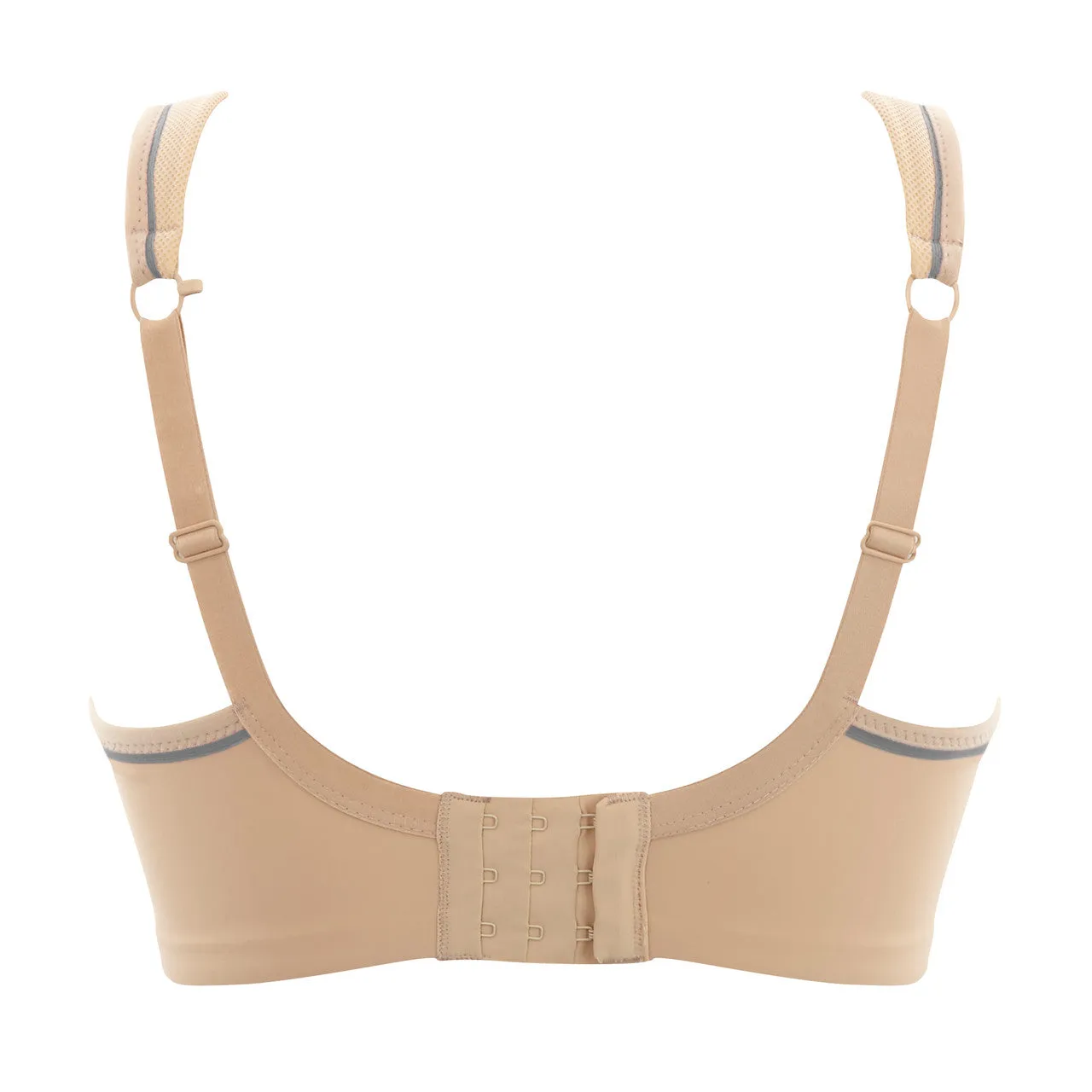 Wired Padded Sports Bra - Latte