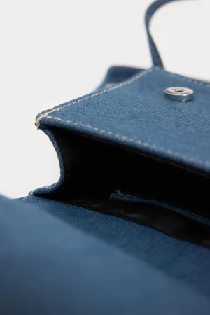 Women Jean Look Shoulder Bag