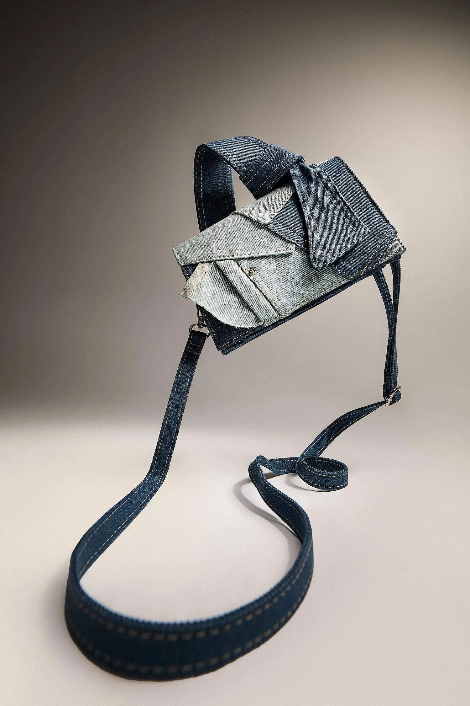 Women Jean Look Shoulder Bag