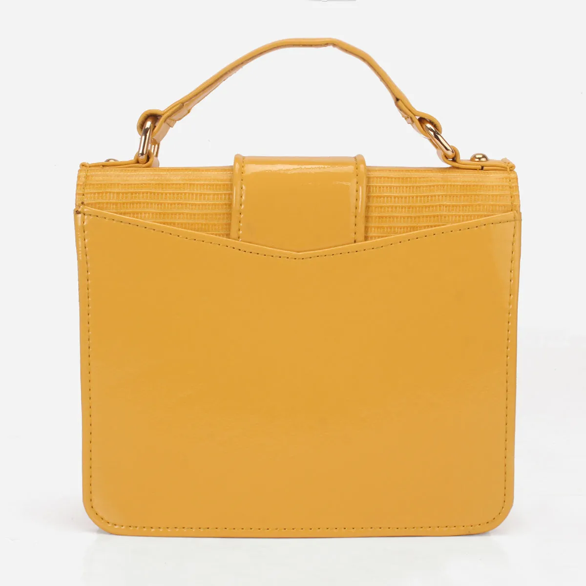 Womens "DOWET" Patent Textured Handbag