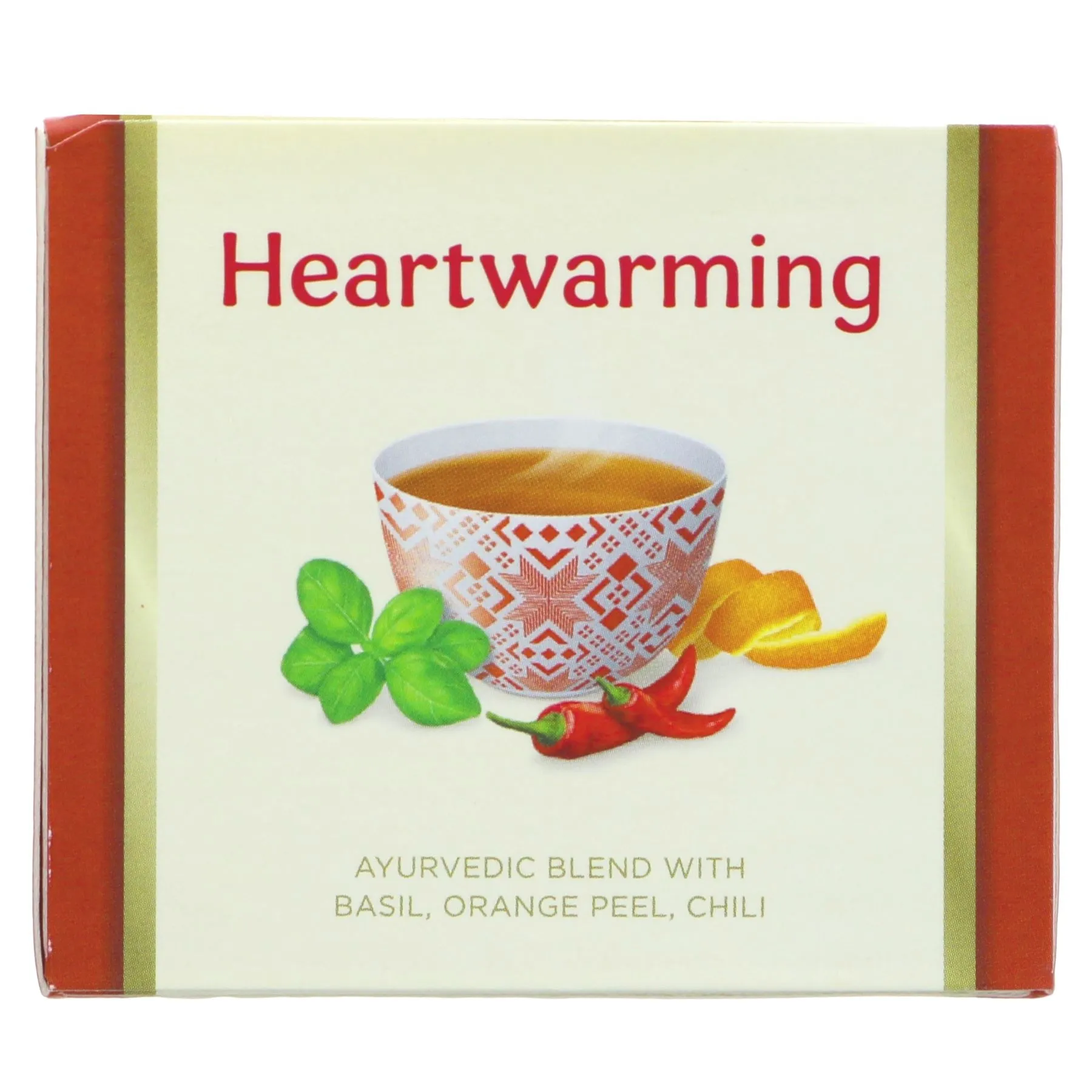 Yogi Tea | Heartwarming - Basil, Orange Peel, Chili | 17 bags