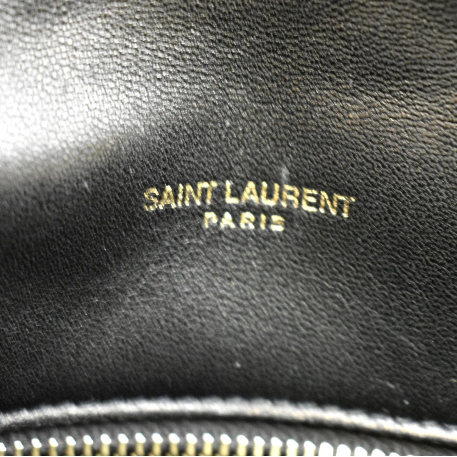 YVES SAINT LAURENT Toy Loulou Puffer Quilted Lambskin Leather Crossbody Bag Black